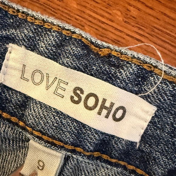LOVE SOHO Bow Wide-Leg Jeans - Picture 3 of 4